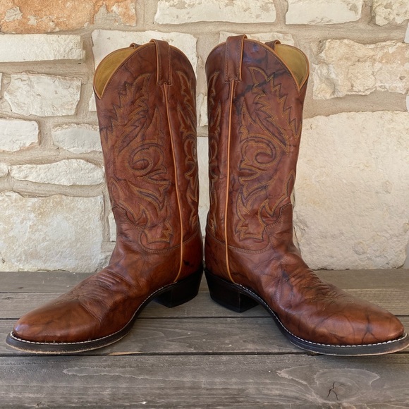 Justin Boots Shoes Justin Boots Buck Chestnut Cowboy Boots Ee